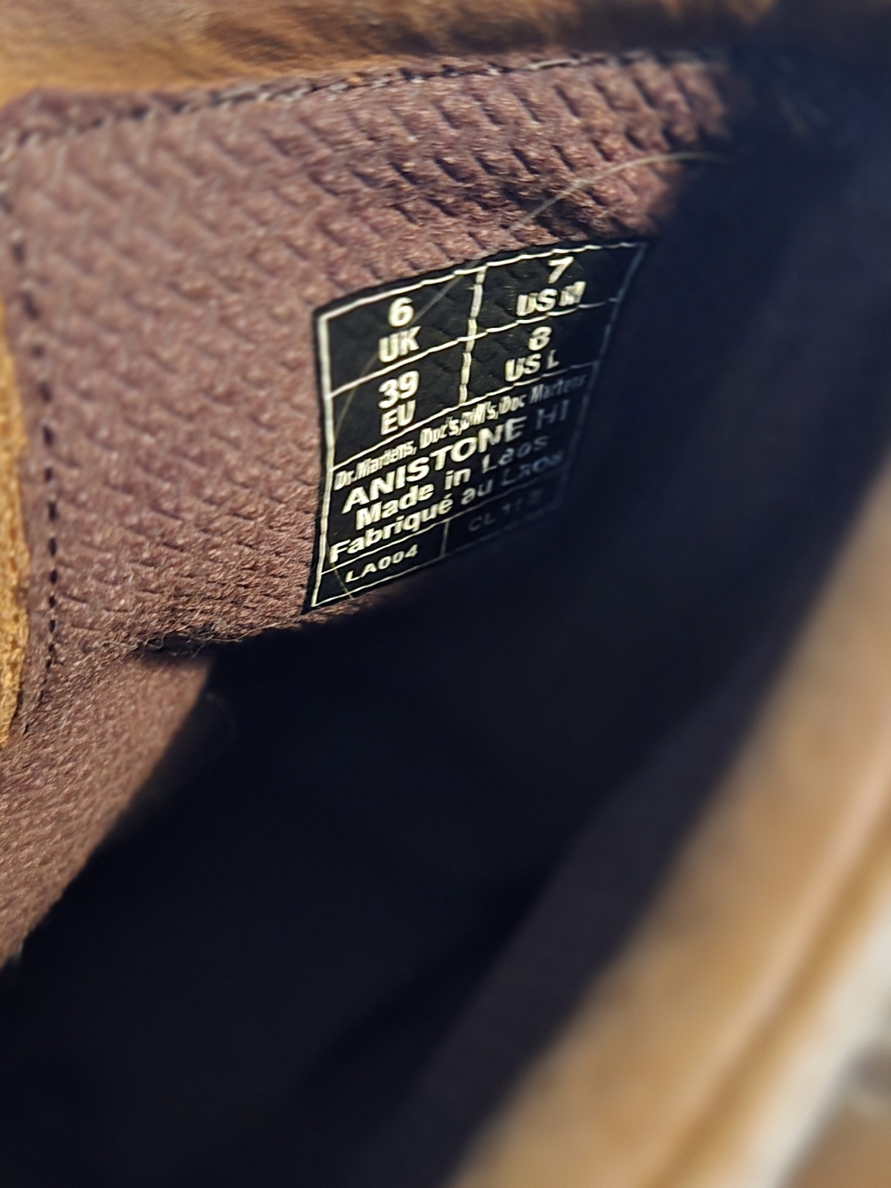 Dr. Martens Anistone Hi Boots - Brown - Picture 7 of 9